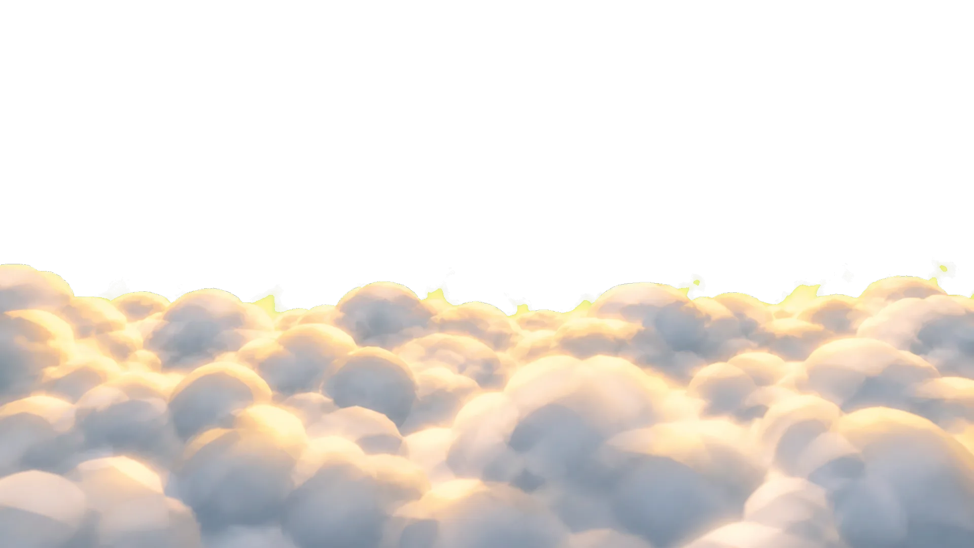 Cloud bank lit from above